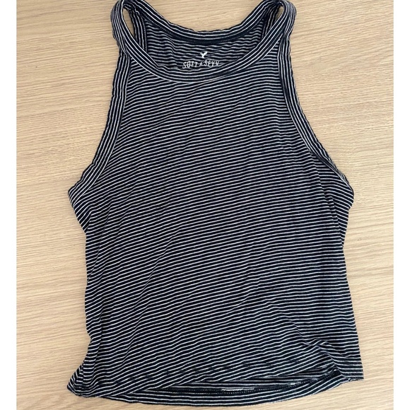 American Eagle Outfitters Tops - Black and White American Eagle Tank Top